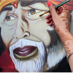 SAI BABA In OIL PAINTS SAI BABA In OIL PAINTS