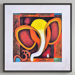 Shri Ganesha in Oil Paints
