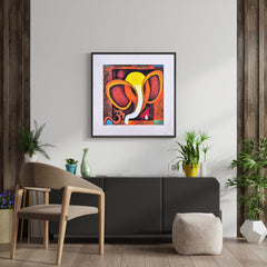 Shri Ganesha in Oil Paints